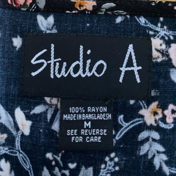 Vintage Studio A 1990's Floral Baby Doll Dress,  Medium - Picture 7 of 7